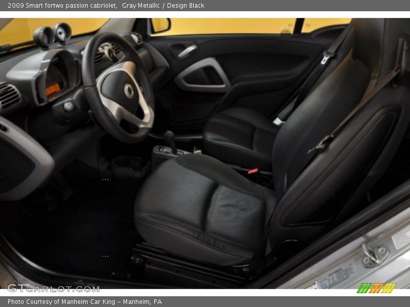 Gray Metallic / Design Black 2009 Smart fortwo passion cabriolet