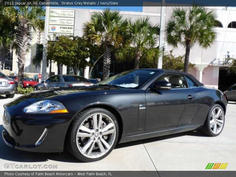 Stratus Grey Metallic / Ivory/Slate 2011 Jaguar XK XK Convertible