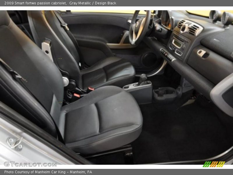  2009 fortwo passion cabriolet Design Black Interior