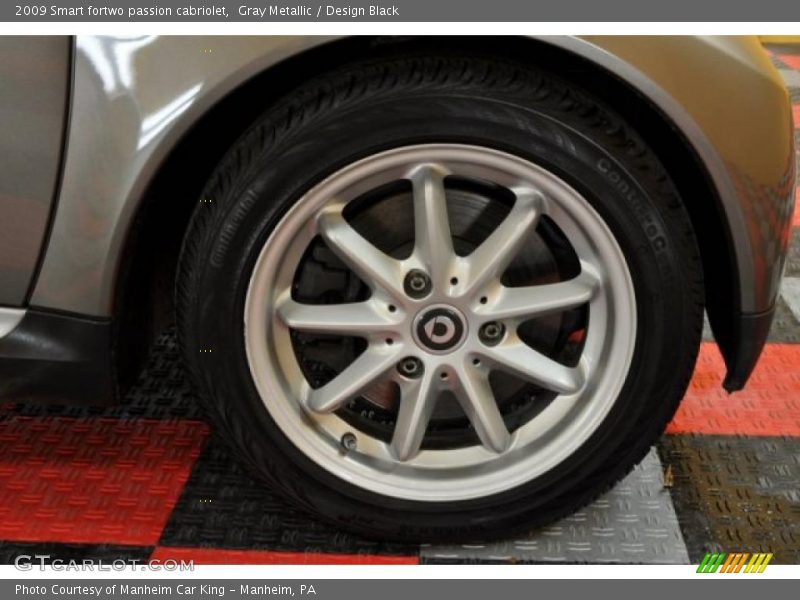 Gray Metallic / Design Black 2009 Smart fortwo passion cabriolet