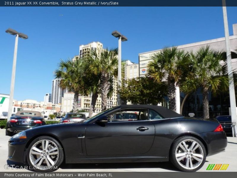 Stratus Grey Metallic / Ivory/Slate 2011 Jaguar XK XK Convertible