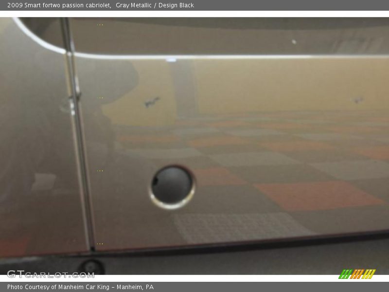 Gray Metallic / Design Black 2009 Smart fortwo passion cabriolet