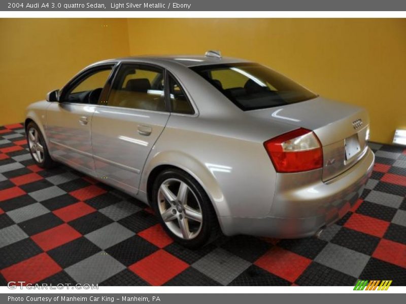 Light Silver Metallic / Ebony 2004 Audi A4 3.0 quattro Sedan