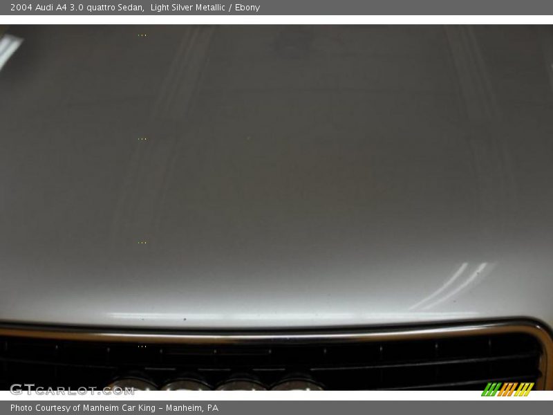 Light Silver Metallic / Ebony 2004 Audi A4 3.0 quattro Sedan
