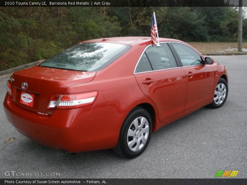 Barcelona Red Metallic / Ash Gray 2010 Toyota Camry LE