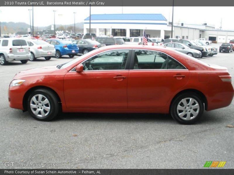 Barcelona Red Metallic / Ash Gray 2010 Toyota Camry LE