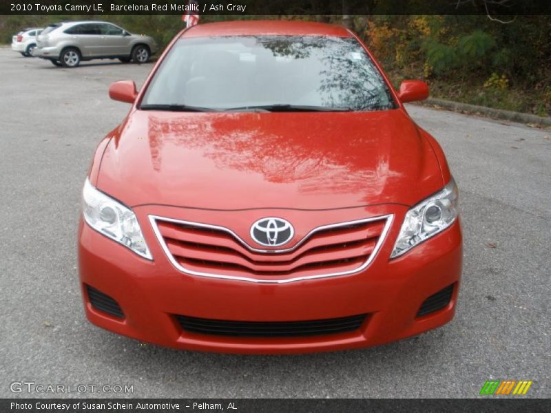 Barcelona Red Metallic / Ash Gray 2010 Toyota Camry LE