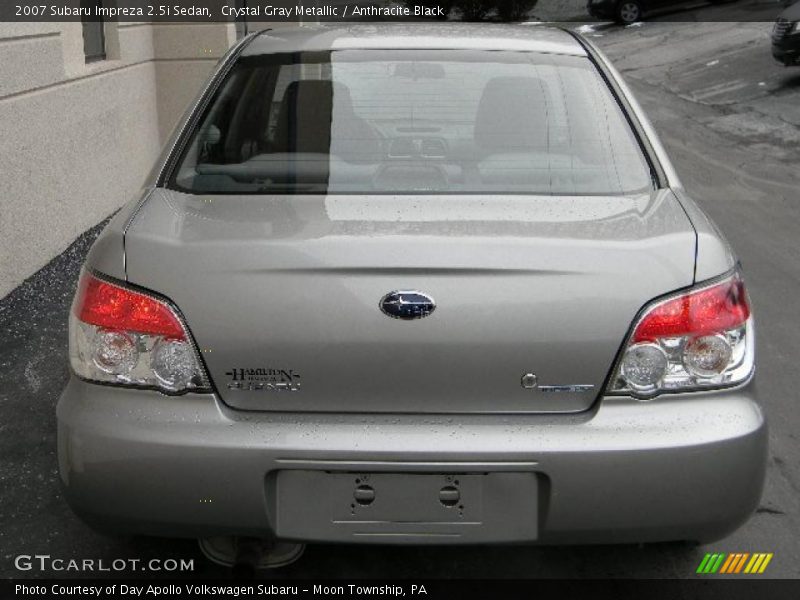Crystal Gray Metallic / Anthracite Black 2007 Subaru Impreza 2.5i Sedan