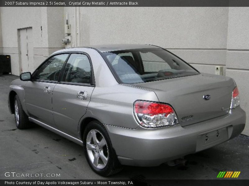 Crystal Gray Metallic / Anthracite Black 2007 Subaru Impreza 2.5i Sedan
