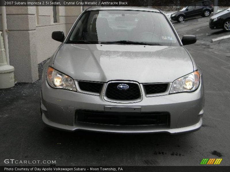 Crystal Gray Metallic / Anthracite Black 2007 Subaru Impreza 2.5i Sedan