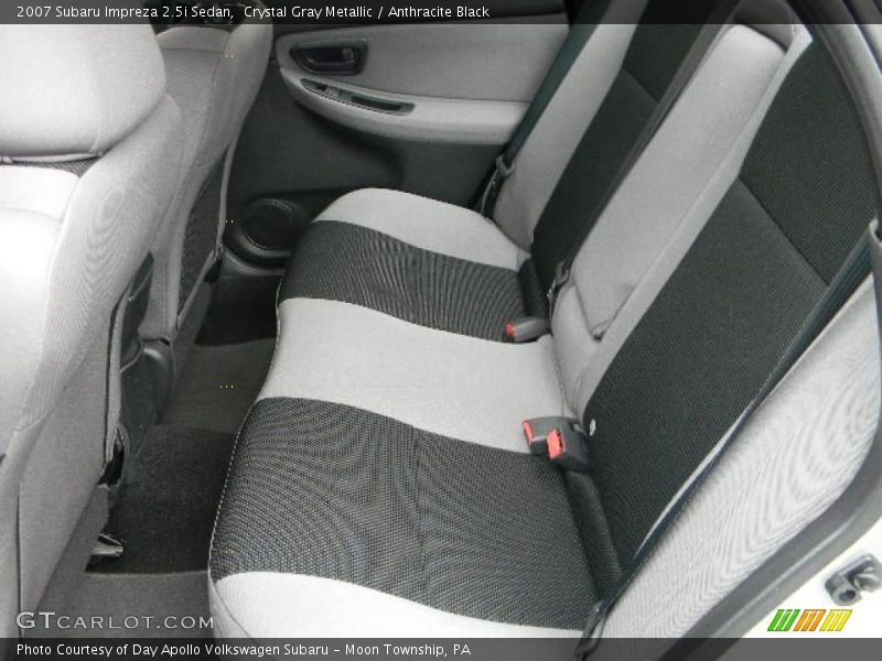 Crystal Gray Metallic / Anthracite Black 2007 Subaru Impreza 2.5i Sedan