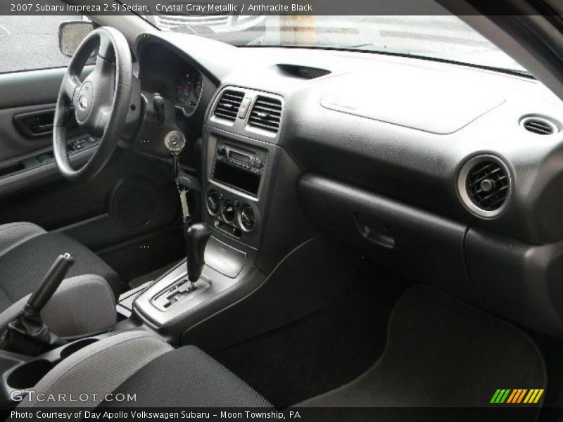 Crystal Gray Metallic / Anthracite Black 2007 Subaru Impreza 2.5i Sedan