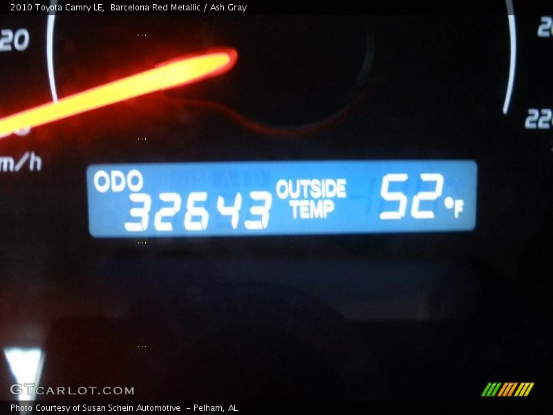 Barcelona Red Metallic / Ash Gray 2010 Toyota Camry LE