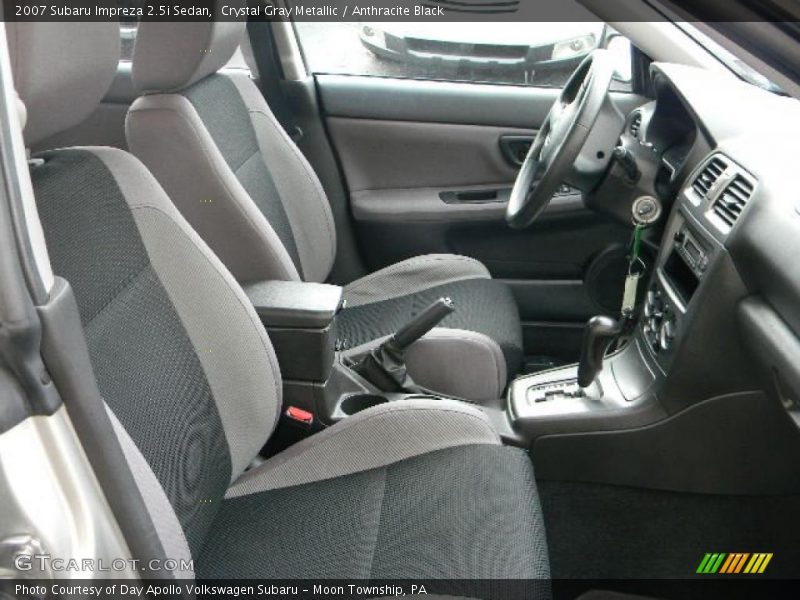 Crystal Gray Metallic / Anthracite Black 2007 Subaru Impreza 2.5i Sedan