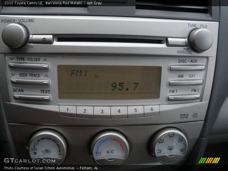 Barcelona Red Metallic / Ash Gray 2010 Toyota Camry LE
