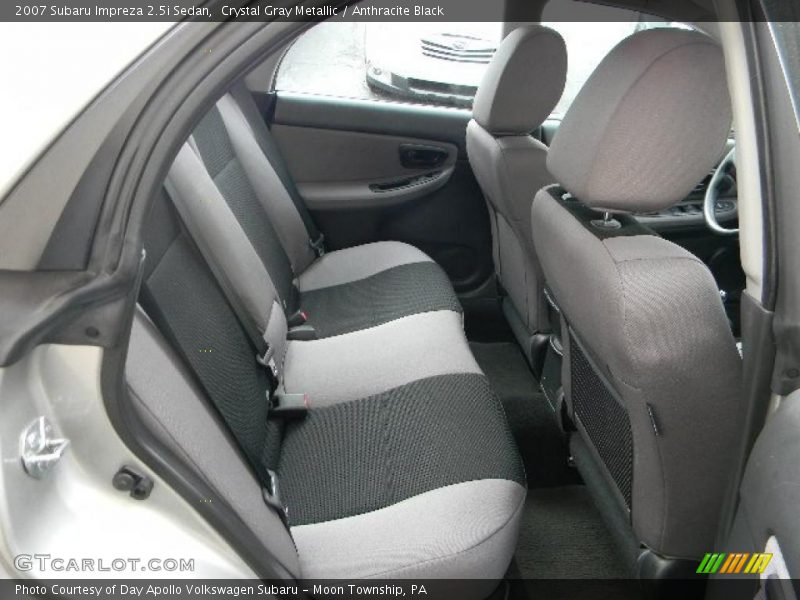 Crystal Gray Metallic / Anthracite Black 2007 Subaru Impreza 2.5i Sedan