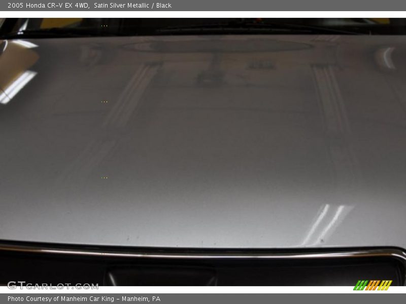 Satin Silver Metallic / Black 2005 Honda CR-V EX 4WD