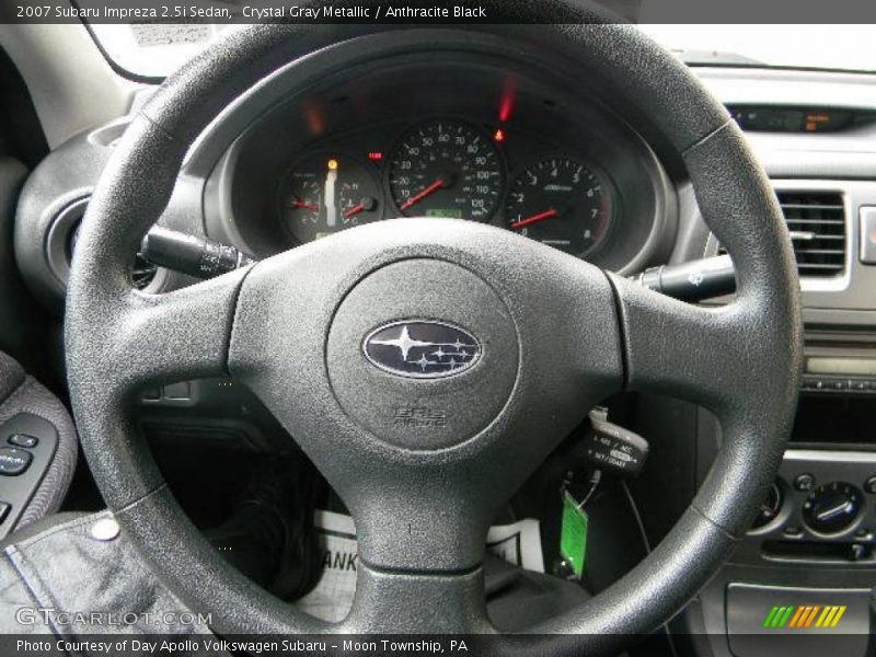 Crystal Gray Metallic / Anthracite Black 2007 Subaru Impreza 2.5i Sedan