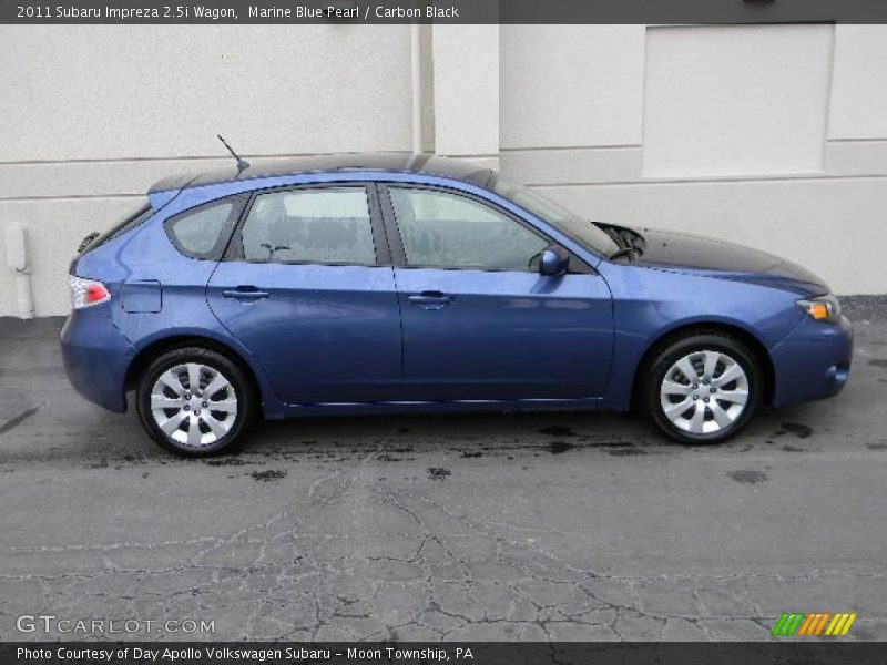 Marine Blue Pearl / Carbon Black 2011 Subaru Impreza 2.5i Wagon