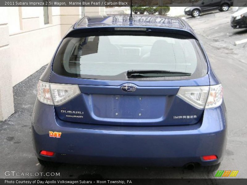 Marine Blue Pearl / Carbon Black 2011 Subaru Impreza 2.5i Wagon