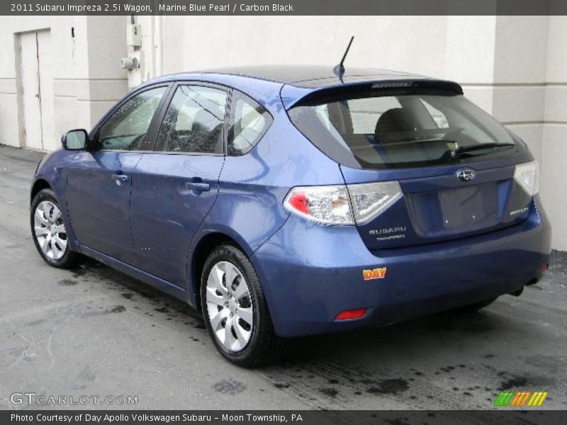 Marine Blue Pearl / Carbon Black 2011 Subaru Impreza 2.5i Wagon
