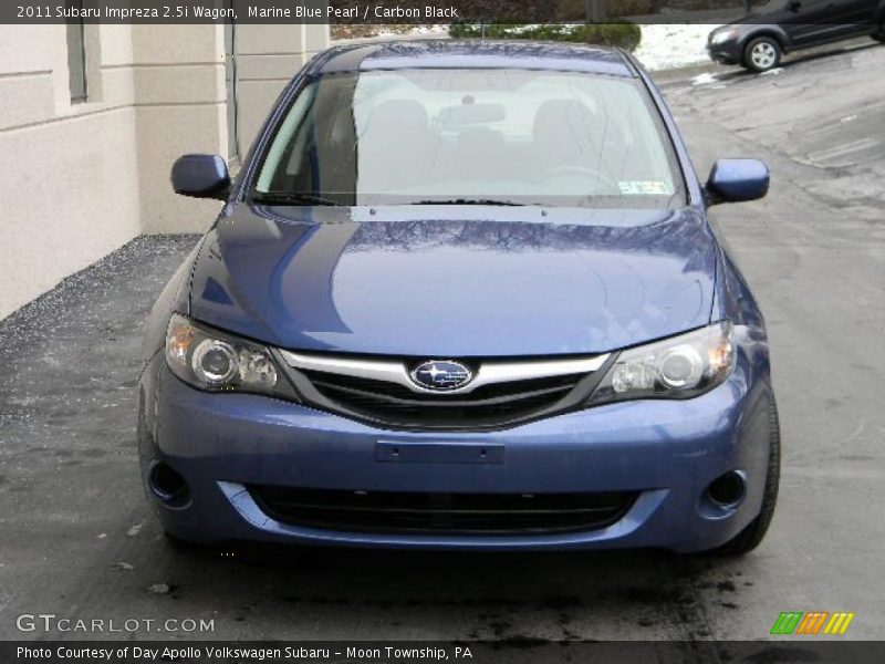Marine Blue Pearl / Carbon Black 2011 Subaru Impreza 2.5i Wagon
