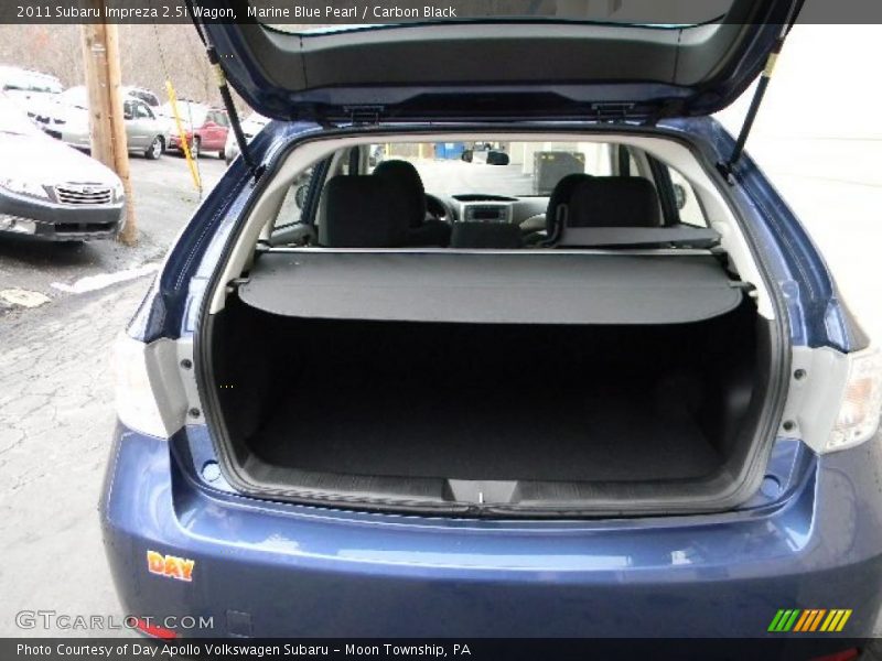 Marine Blue Pearl / Carbon Black 2011 Subaru Impreza 2.5i Wagon