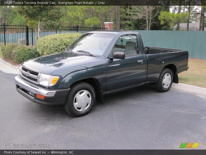Evergreen Pearl Metallic / Gray 1998 Toyota Tacoma Regular Cab