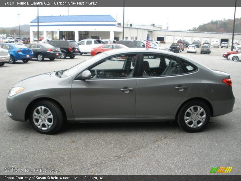 Carbon Gray Mist / Gray 2010 Hyundai Elantra GLS