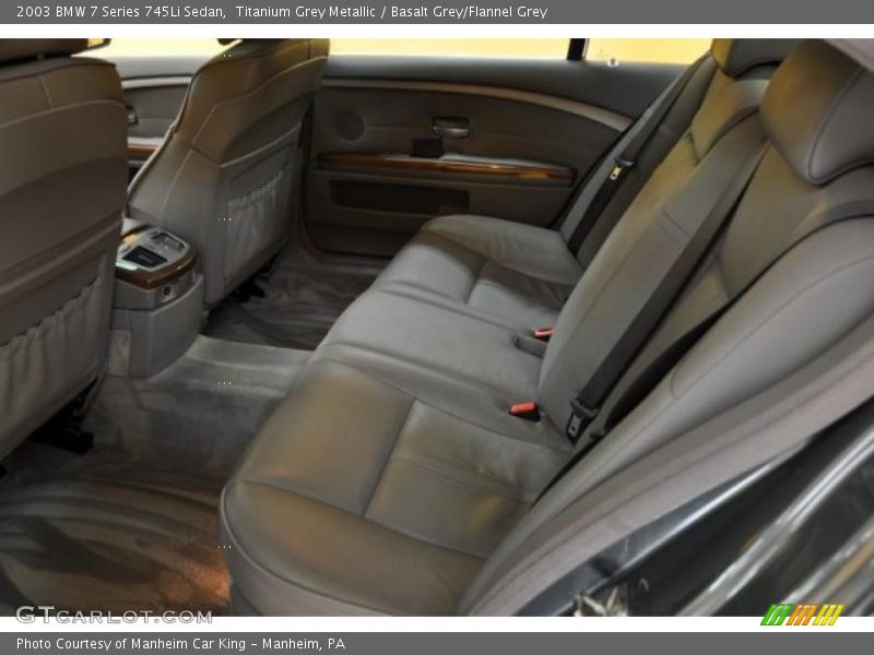 Titanium Grey Metallic / Basalt Grey/Flannel Grey 2003 BMW 7 Series 745Li Sedan