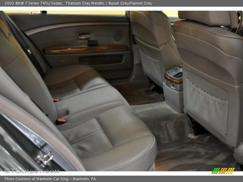Titanium Grey Metallic / Basalt Grey/Flannel Grey 2003 BMW 7 Series 745Li Sedan