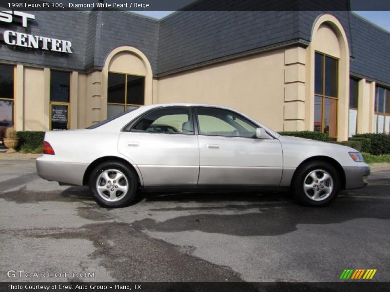 Diamond White Pearl / Beige 1998 Lexus ES 300