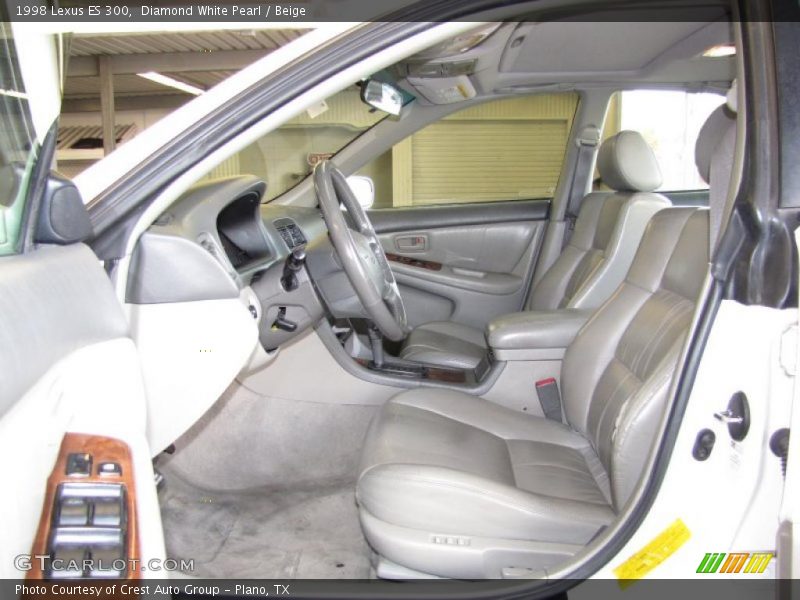 Diamond White Pearl / Beige 1998 Lexus ES 300