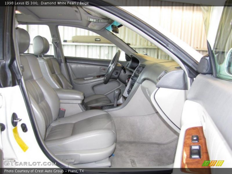 Diamond White Pearl / Beige 1998 Lexus ES 300