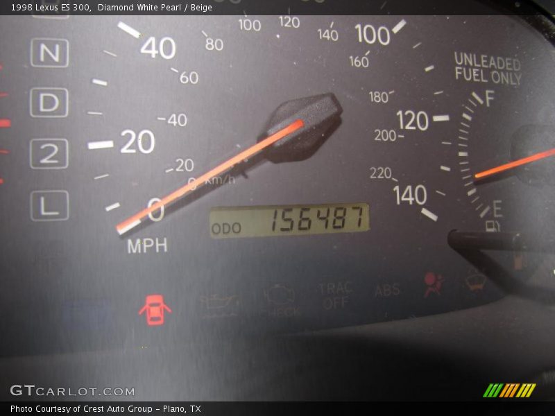 Diamond White Pearl / Beige 1998 Lexus ES 300