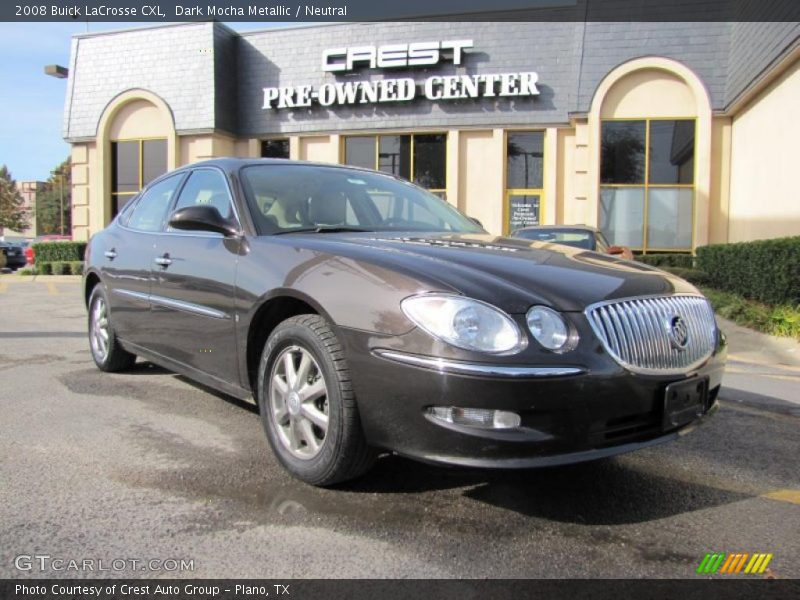 Dark Mocha Metallic / Neutral 2008 Buick LaCrosse CXL