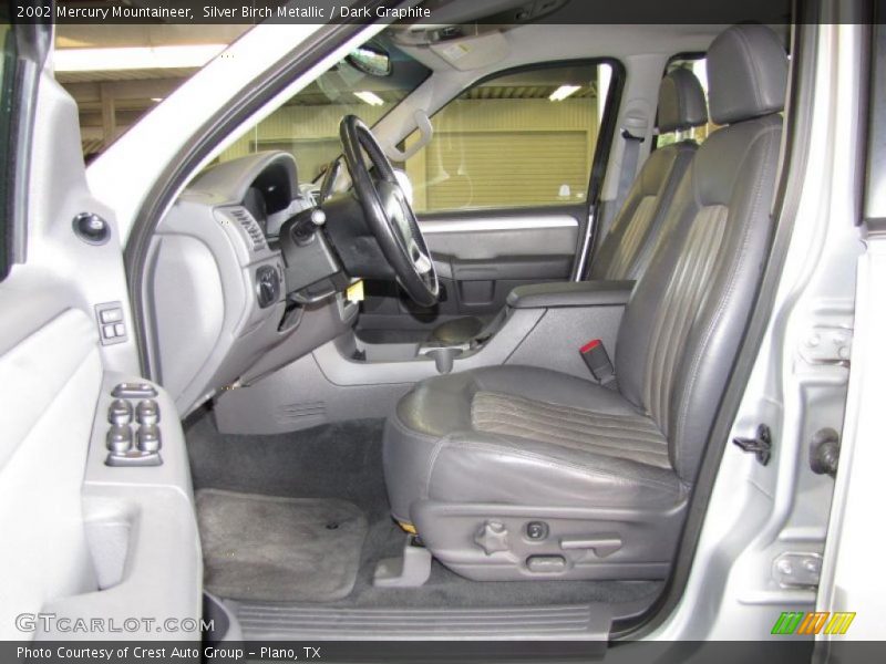  2002 Mountaineer  Dark Graphite Interior