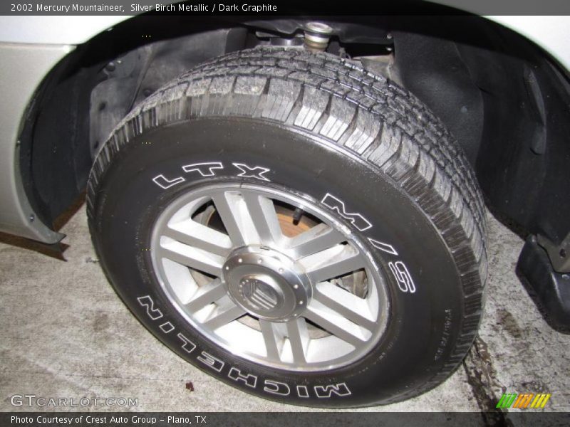 Silver Birch Metallic / Dark Graphite 2002 Mercury Mountaineer