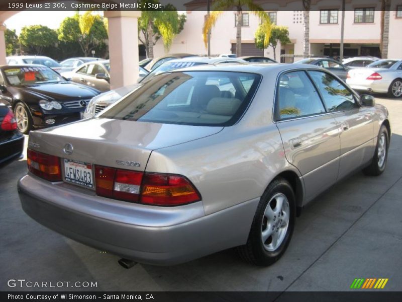 Cashmere Beige Metallic / Sage 1999 Lexus ES 300