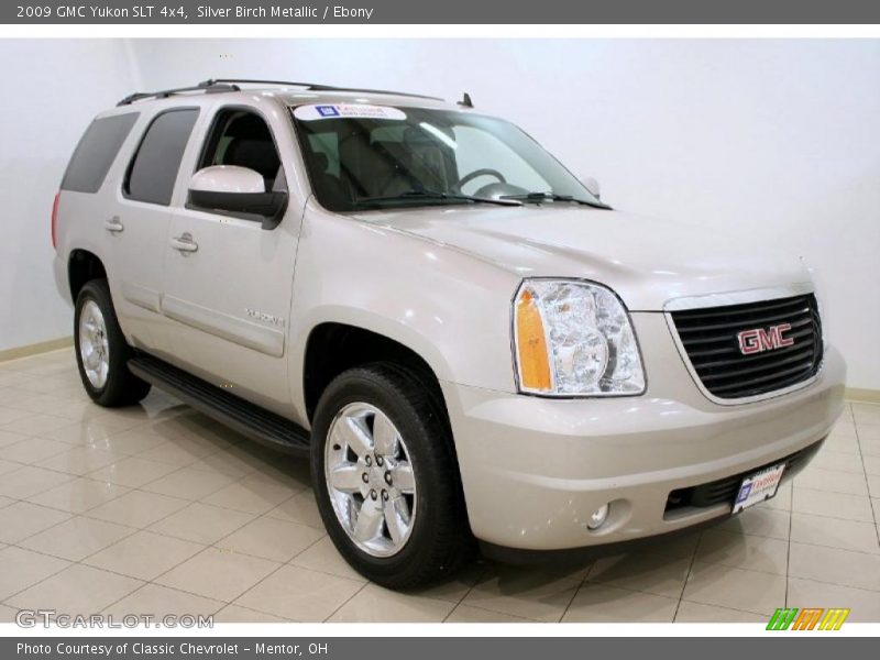 Silver Birch Metallic / Ebony 2009 GMC Yukon SLT 4x4
