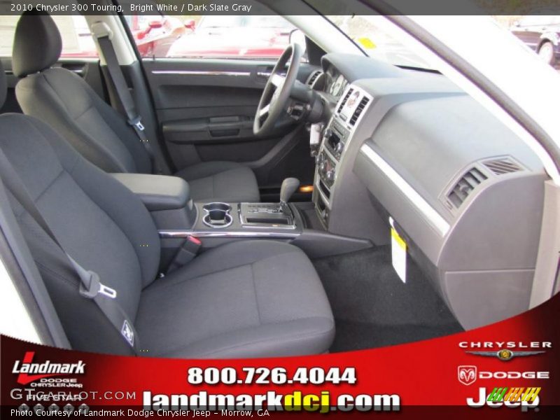 Bright White / Dark Slate Gray 2010 Chrysler 300 Touring