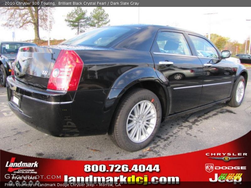 Brilliant Black Crystal Pearl / Dark Slate Gray 2010 Chrysler 300 Touring