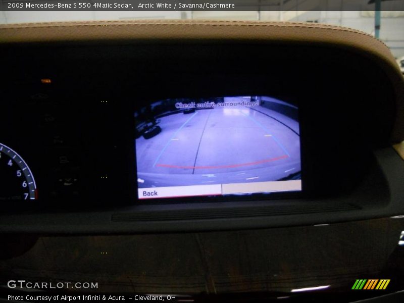 Arctic White / Savanna/Cashmere 2009 Mercedes-Benz S 550 4Matic Sedan