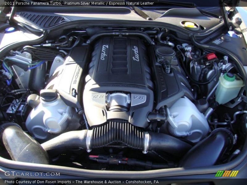  2011 Panamera Turbo Engine - 4.8 Liter DFI Twin-Turbocharged DOHC 32-Valve VarioCam Plus V8