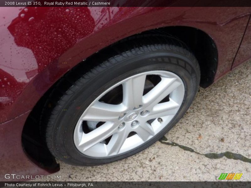 Royal Ruby Red Metallic / Cashmere 2008 Lexus ES 350