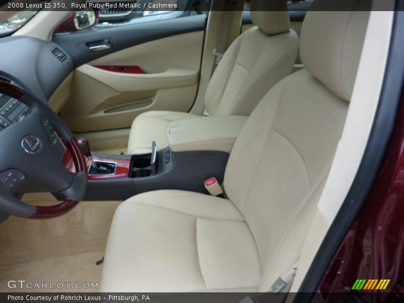 Royal Ruby Red Metallic / Cashmere 2008 Lexus ES 350