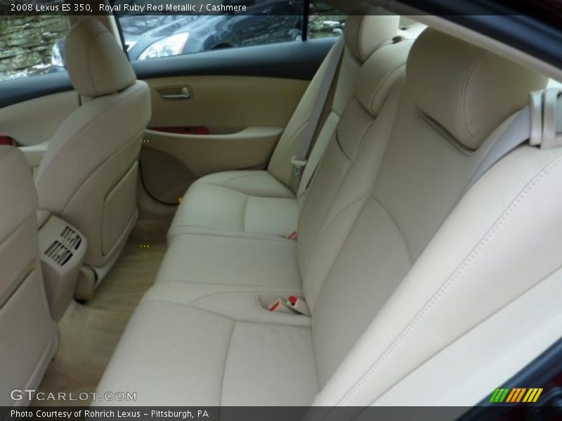 Royal Ruby Red Metallic / Cashmere 2008 Lexus ES 350