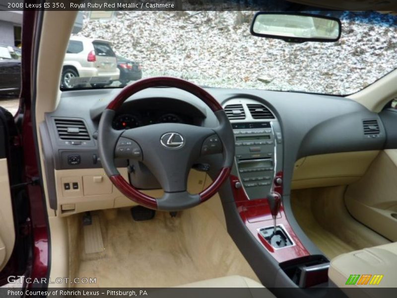 Royal Ruby Red Metallic / Cashmere 2008 Lexus ES 350