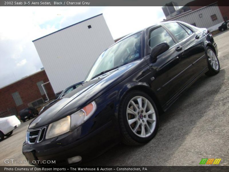 Black / Charcoal Grey 2002 Saab 9-5 Aero Sedan