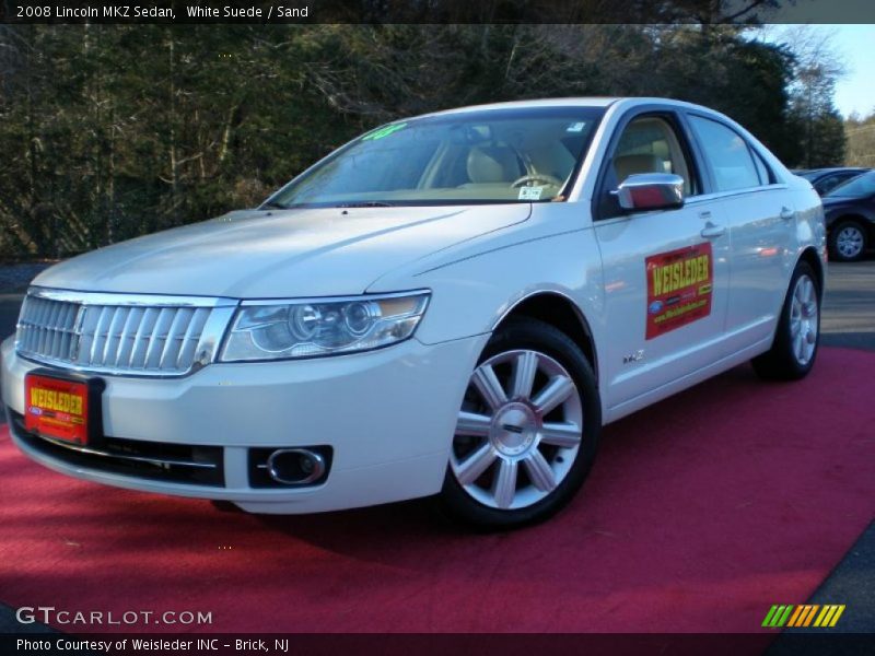 White Suede / Sand 2008 Lincoln MKZ Sedan